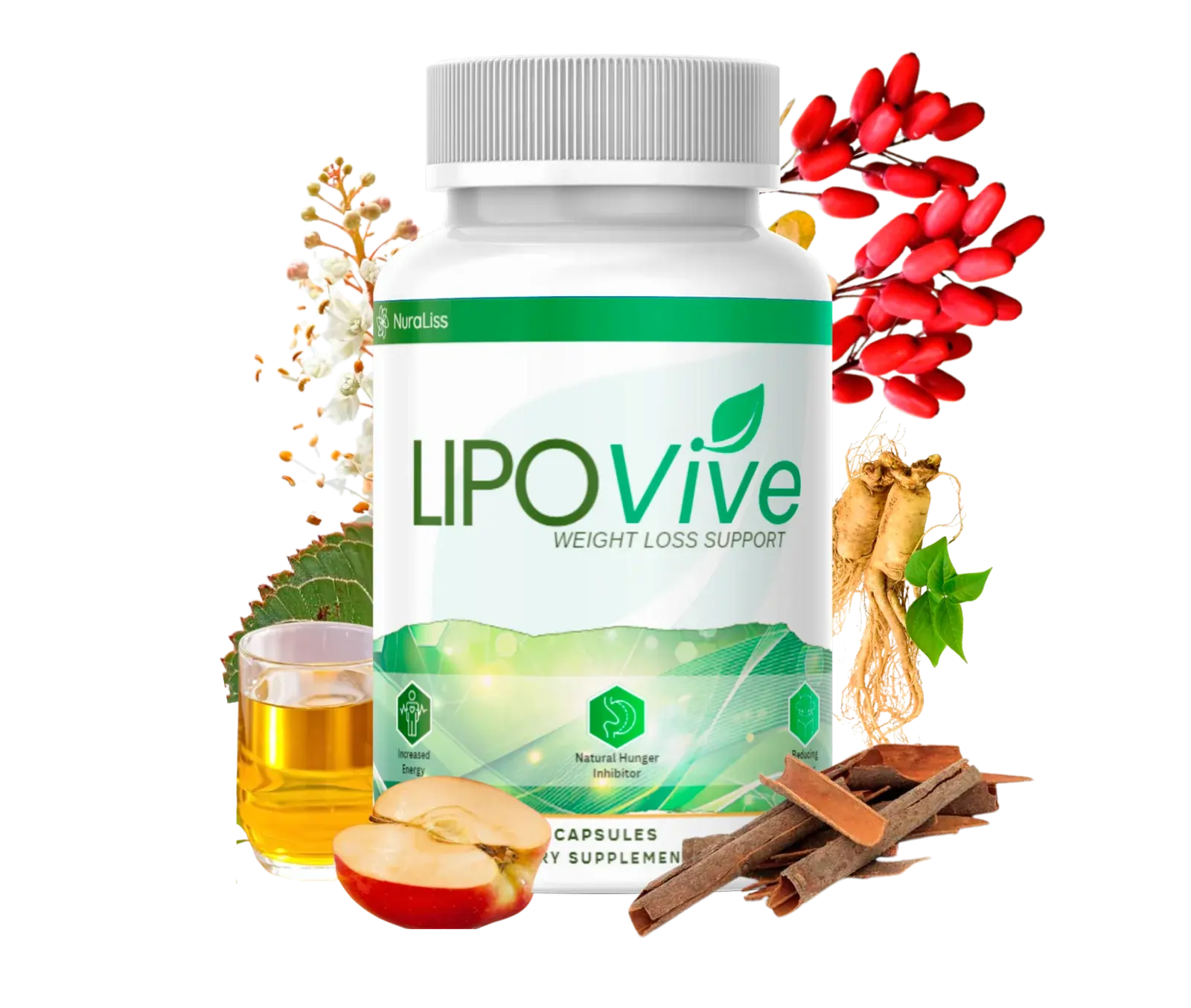 LipoVive Supplement Bottles